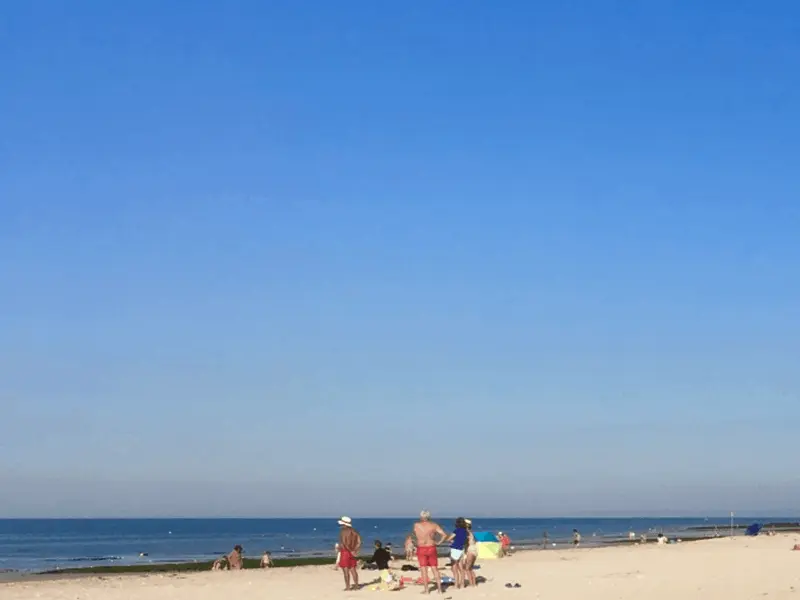 Photo de la plage de Saint-Aubin-sur mer 